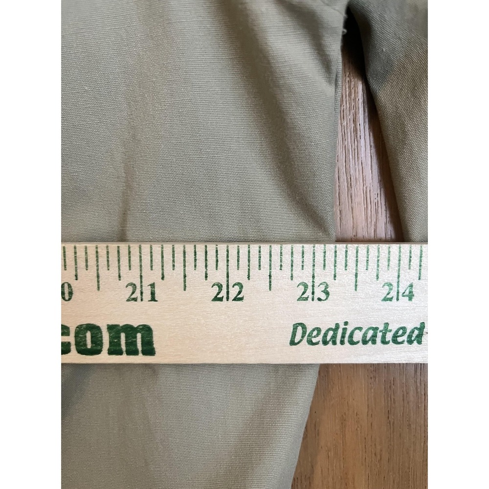 Par Four Jacket Mens‎ Medium Tall Beige Bomber Lined Zip Pockets Ribbed Hem - Picture 4 of 7